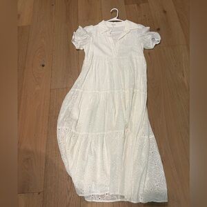 TCEC White Midi Dress
